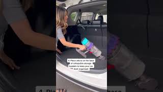 Keep your car clean + organised with these simple tips🫧 #shorts #carcleaning #cleaninghacks