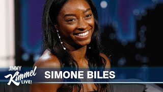 Simone Biles on Superhero Flipping Abilities, Loving Imo’s Pizza & New Bus Tour