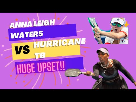 PPA PICKLEBALL HEAVYWEIGHT HIGHLIGHTS - Anna Leigh Waters vs Hurricane Tyra Black