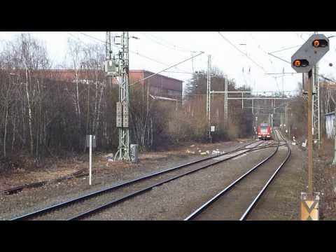 Durchfahrt von 425 078 & 425 069 in Gelsenkirchen Rotthausen am 18.01.2014