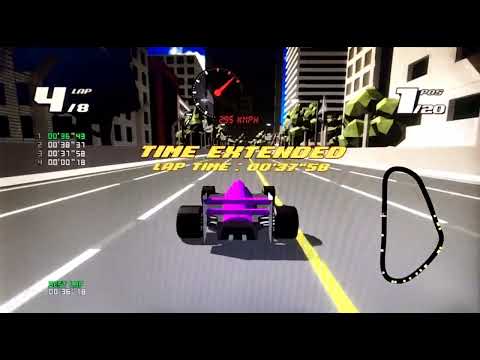 (I love it when my game crashes!) Formula Retro Racing Gameplay (City Loop - Beginner) (Automatic)