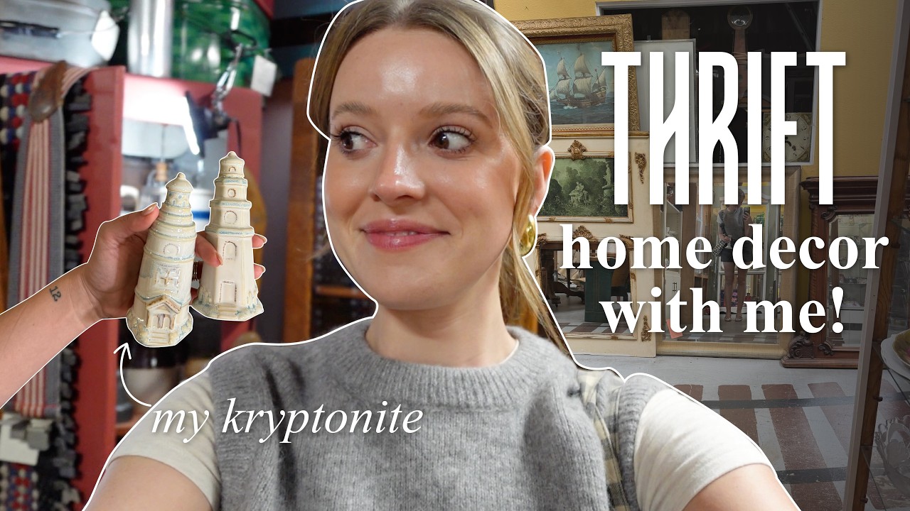 SHOP WITH ME: antiques, thrifting + secondhand furniture (Sip + Thrift?!)