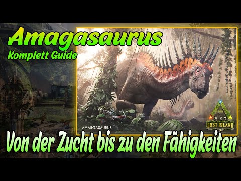 Amargasaurus Komplett Guide - Von der Zucht bis zu den Fähigkeiten | ARK Lost Island