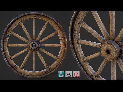 Maya 2020, Zbrush 2020, Substance Painter - Realistic Wheel