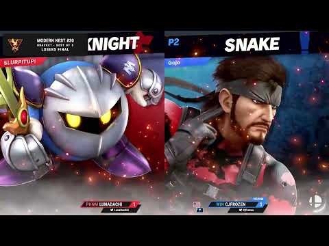 WIN CJFrozen (Snake) vs PHNM LunaDachi (MetaKnight) - Modern Nest 30 - Losers Finals