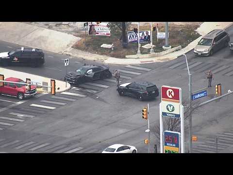 EXCLUSIVE VIDEO: Wild police chase ends in crash
