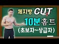 체지방 CUT✂️ 근력 UP⏫ 보면서 따라하는 10분 타바타 홈트레이닝 (초보자~고급자 모두 가능)