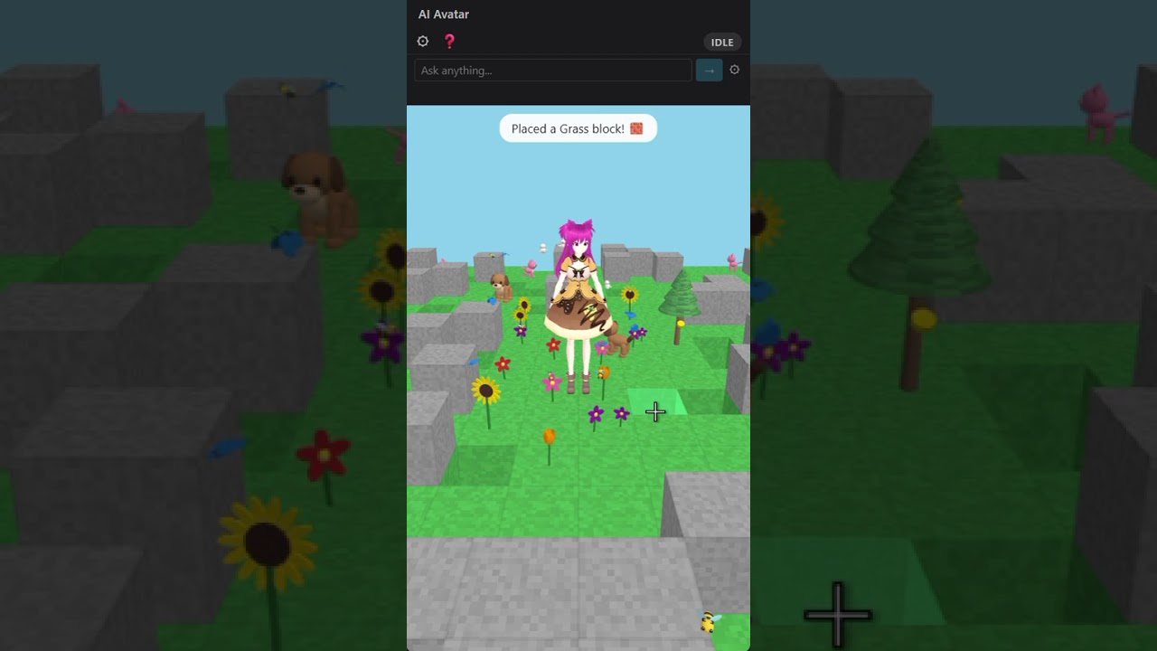 AI Avatar Voxel Avatar Mode v22 Demo