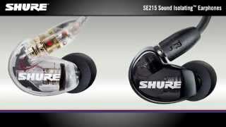 Shure SE215 Sound-Isolating In-Ear Stereo Earphones (SE215-K Black)