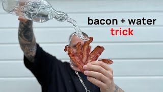 Why do I keep adding water to cook my bacon?