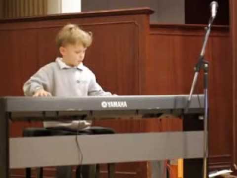 Piano prodigy Ryan Bradshaw