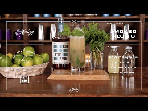 How To Make A Smoked Mojito | Classic Cocktail Recipes | Mixology Guide | Vegan Friendly