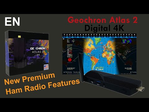 Geochron 4k Atlas 2 Ham Radio World Clock