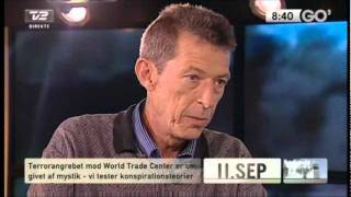 Tommy Hansen og Ole Retsbo debatterer 11. september 2001 på Go'morgen Danmark på TV2