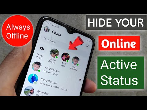 How to turn off Facebook Online active status | How to hide Facebook online status