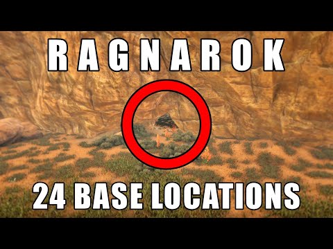ARK Ragnarok - 24 base locations... Rat holes, caves, alpha spots and more