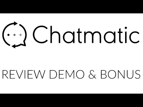 ChatMatic Review Demo Bonus - All In One Facebook Messenger Marketing Platform Video