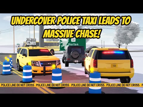 Greenville, Wisc Roblox l Undercover Police Taxi HIGH SPEED CHASE Update Roleplay