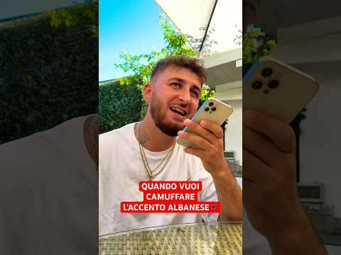 QUANDO VUOI CAMUFFARE L’ACCENTO ALBANESE 🇦🇱 - iPantellas & Emanuel Asllani
