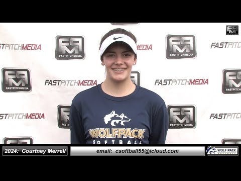2024 Courtney Merrell 4.0 GPA - Athletic Shortstop Softball Skills Video - Lady Wolfpack 18 Gold