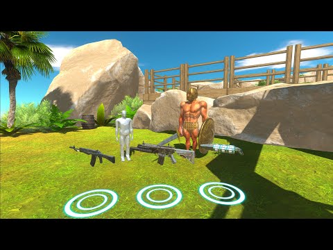 FPS Avatar and Achilles Run Death Maze - Animal Revolt Battle Simulator