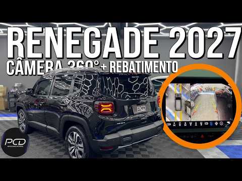 Jeep Renegade Longitude 2027 MHEV Com Câmera 360° e Rebatimento dos Retrovisores, Confira…