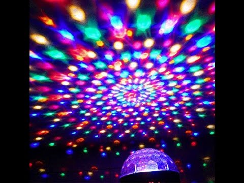 DJ / Stage Party LED Crystal Magic Ball DMX Disco DJ Stage Light UK Unboxing Video