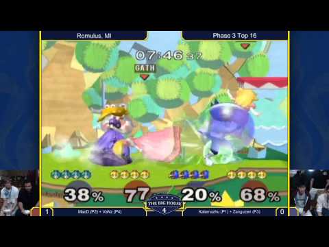TBH4 - MacD & VaNz Vs. Kalamazhu & Zanguzen - SSBM Doubles Top 16 - Melee