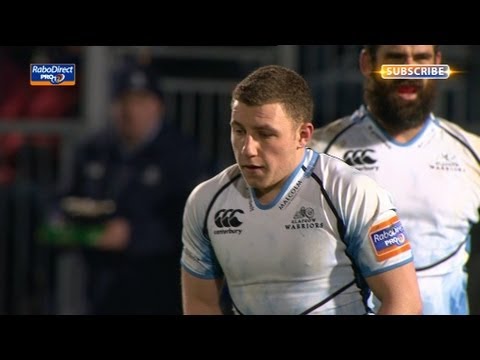 Duncan Weir clips a nice penalty - Leinster v Glasgow Warriors 23nd March 2013