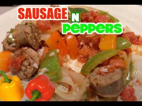 How to make Delicious Sausage peppers and onions