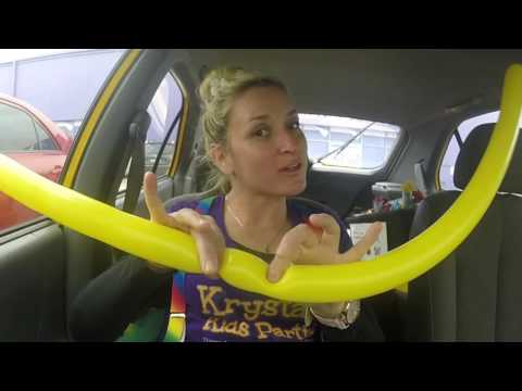 How to balloon twist a simple, one balloon sword!