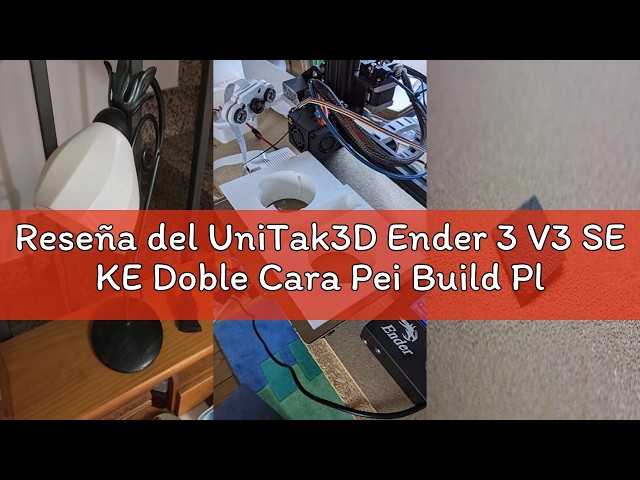 Vídeo relacionado con YOOPAI Cama de Pei Texturizado + PEO Liscio 235x235mm, Placa Pei de Acero Muelle Magnético para Creality Ender 3/ Ender 3 Pro/Ender 3 V2/ Ender 3 S1/ Ender 3 Neo/Voxelab Aquila Impresora 3D