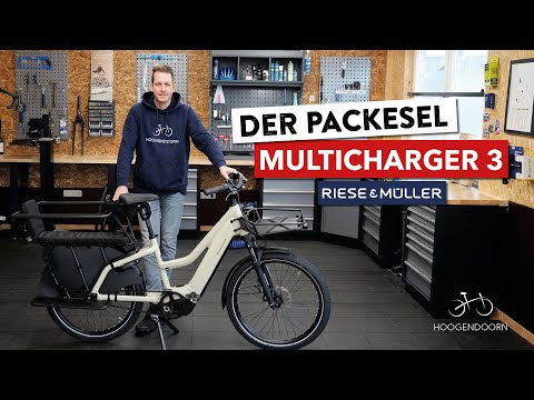 Das Lastenrad Multicharger3 von Riese & Müller. Ein echter Transporter für Alltag und Abenteuer.