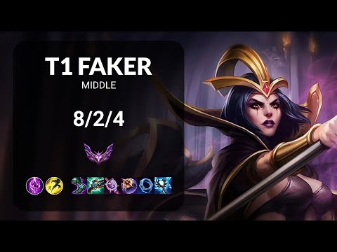 T1 Faker LeBlanc vs Yone MIDDLE - KR  Patch 14.15