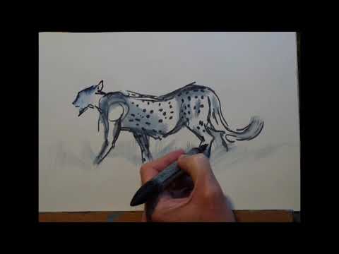 Thumbnail of Ten Minute Cheetah painting in watercolour