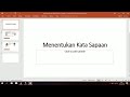 MENENTUKAN KATA SAPAAN DALAM PERCAKAPAN
