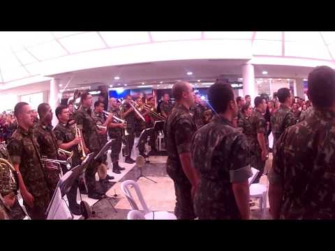 Banda do 4 BIL - Canção do Exército - Apresentação no Shopping Aricanduva 2017