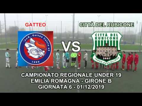 GATTEO VS CITTÀ DEL RUBICONE - CAMPIONATO UNDER 19 2019/2020 - GIORNATA 6 - 01/12/2019