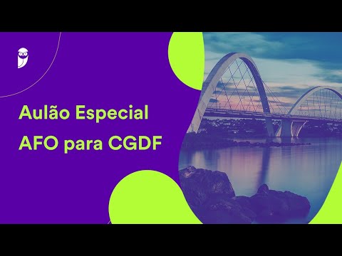 AFO para CGDF - Prof. Luciana Marinho