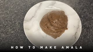 How to make Amala - easy recipe with measurements