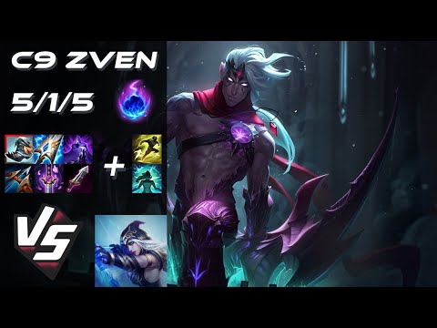 Cloud9 Zven BOTTOM Varus vs Ashe - NA Challenger Patch 25.S2.1