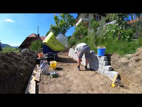 Blocksteinmauer (Creabeton Santuro)