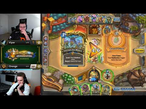 Viper vs Orange (Incomplete) - Hearthstone Grandmasters Europe S2 2019 - Week 7