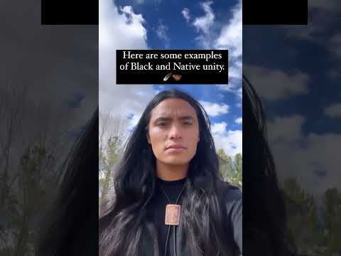 Native and Black unity by Coyotl #blackhistorymonth #coyotl