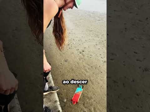 Ela Achou Que o Skate Dela Estava Preso na Lama, Mas… 🤯🛹