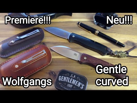 Wolfgangs Gentle Curved Premiere! Slipjoint / VG10 Stahl / Gentleman's Knife
