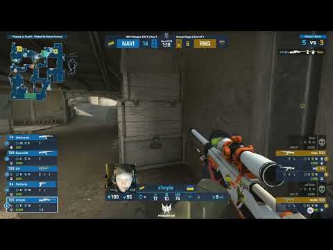 S1mple incredible AWP ACE | CSGO