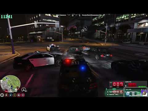 Car with Spiked Tires vs 4 Taurus' | GTA RP NoPixel 3.0