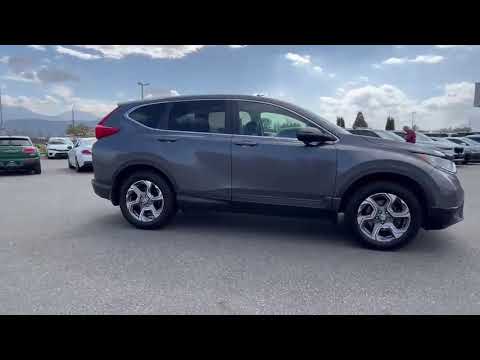2017 Honda CR-V 4WD EX-L in Modern Steel Metallic for sale at Murray Honda in Chilliwack, BC