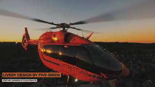 HPG H145 Base Pack Livery - All 12 BMI Luftrettung Helicopters - CIV Variant video